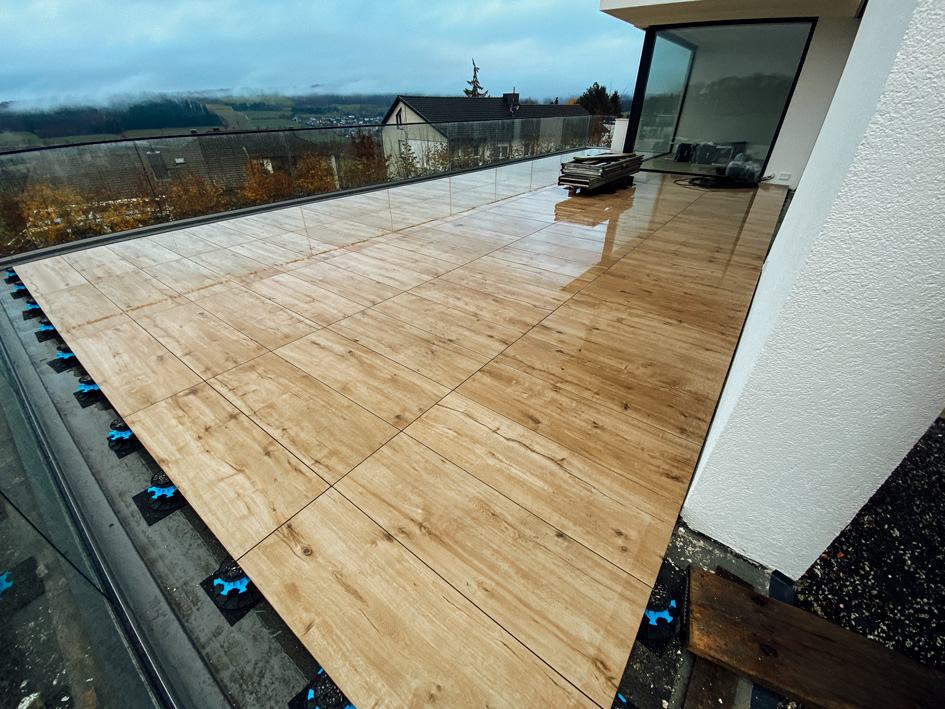 Dachterrasse-Keramikplatten